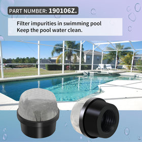 Vsttar-compatible cap for EasyClean D.E. and Quad D.E. filters.