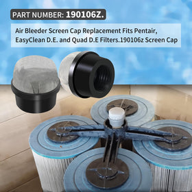 Vsttar screen cap with rubber base, wear resistance for Pentair EasyClean systems.