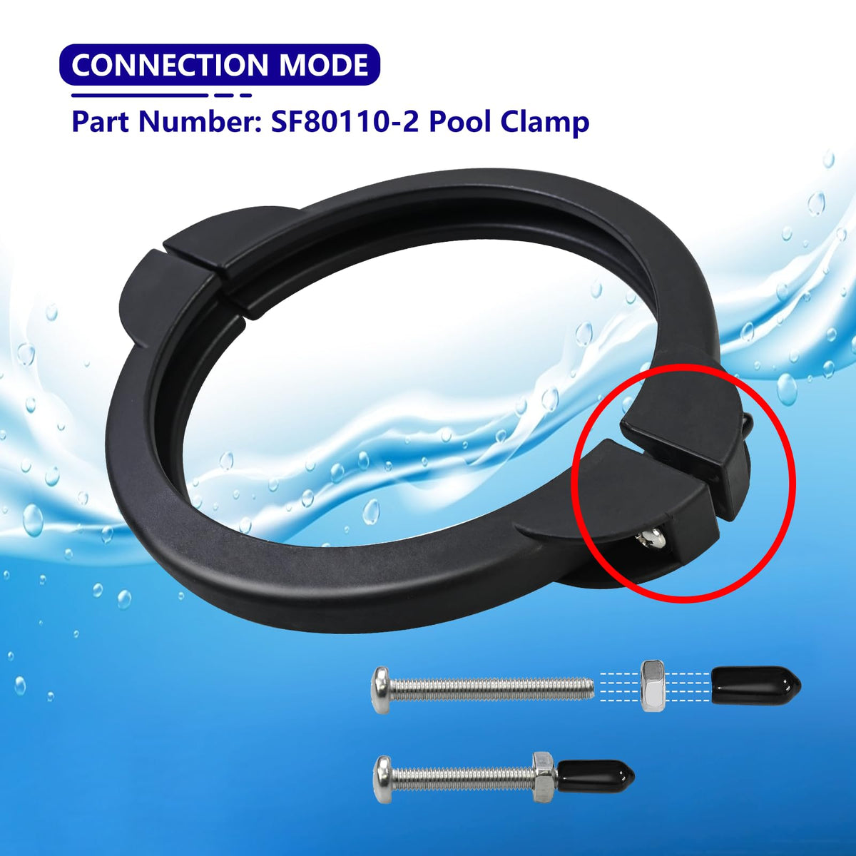 Vsttar SF80110-2 compatible with Intex sand filter pumps for versatile above-ground pools.