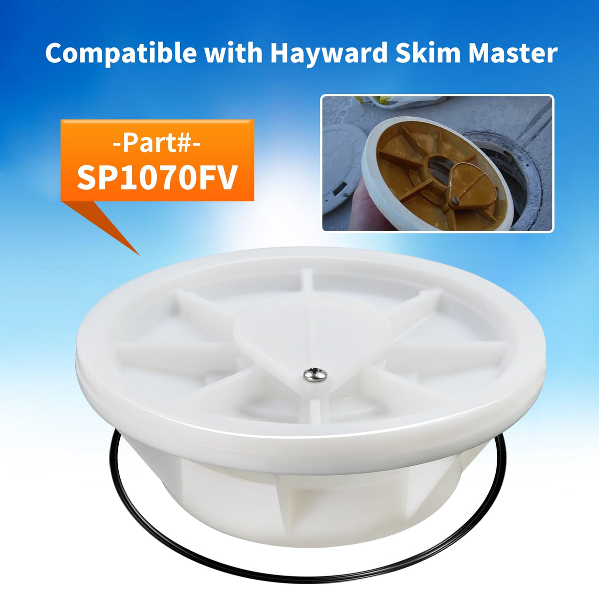 Vsttar SP1070FV compatible with Hayward Skim Master for easy retrofits.