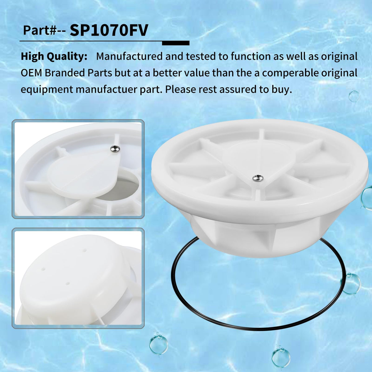 Vsttar SP1070FV installation steps illustration for easy reference.