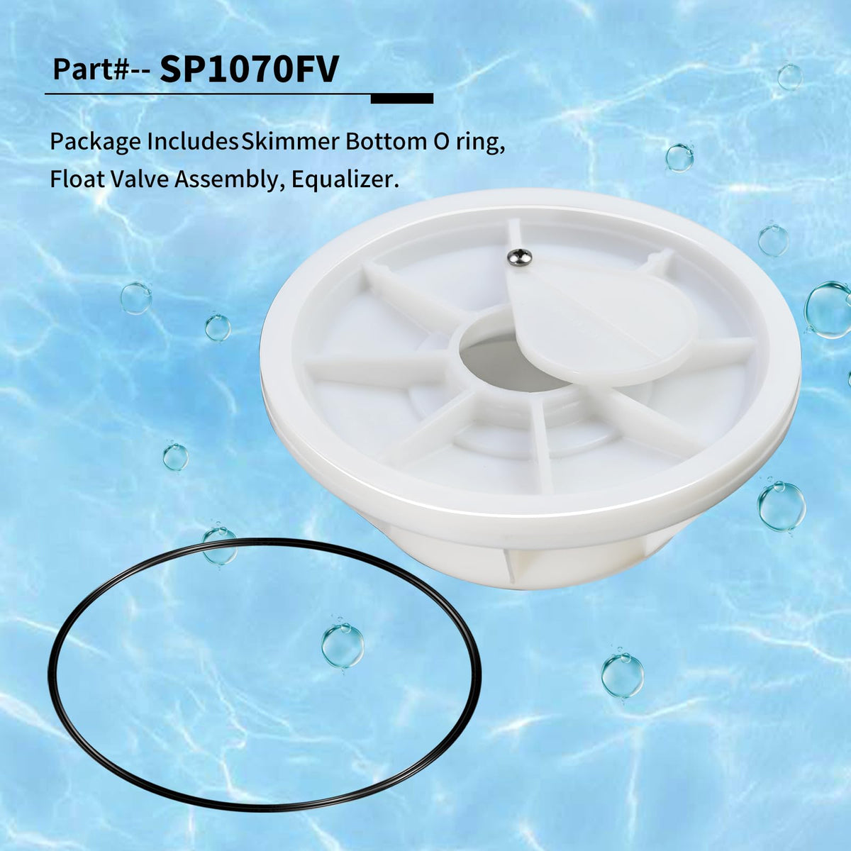 Vsttar SP1070FV include all essential parts for quick setup.