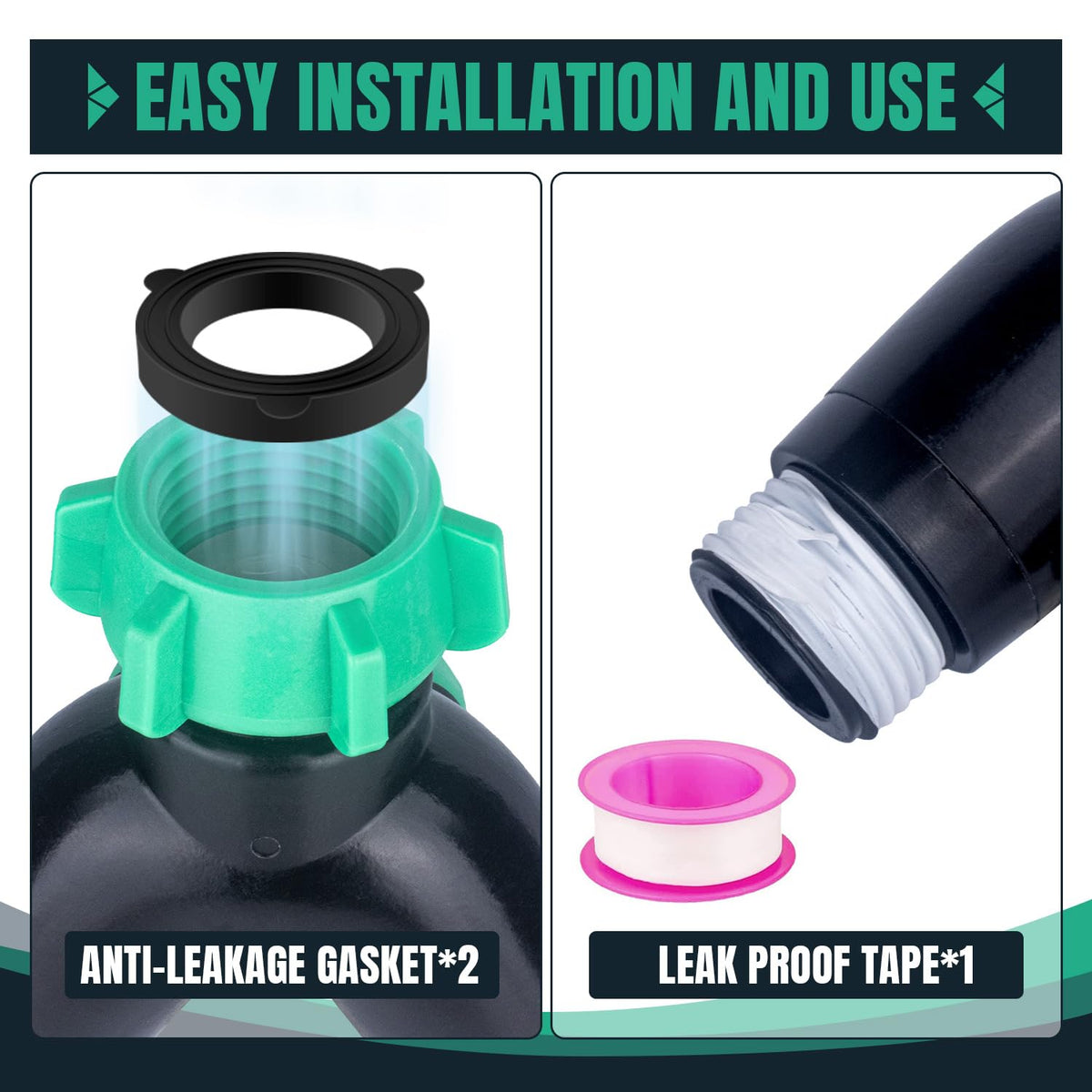 Rugged plastic construction of Vtenyeo splitter resists weathering.