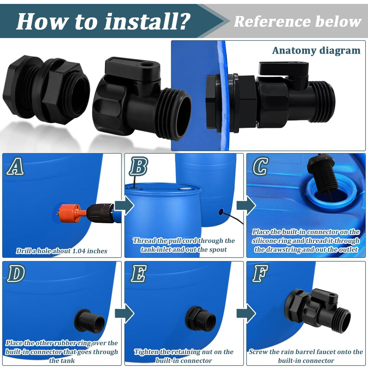 Vtenyeo garden hose shut-off valve demonstrates simple flow management