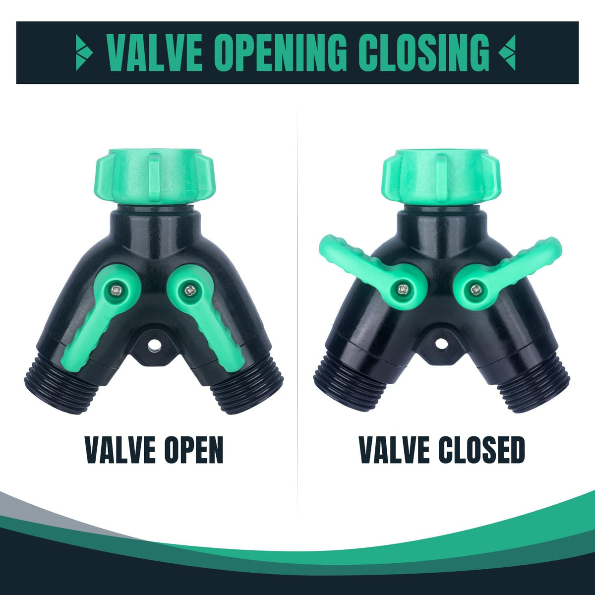 Durable outdoor faucet adapter from Vtenyeo for secure connections.