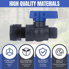 Vtenyeo rubber gasket seal ensures leak-proof performance during drainage.