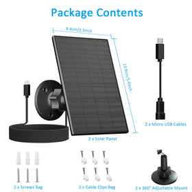 Adjustable mount on the VUEBEE solar panel for precise sun angle