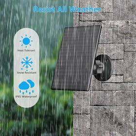 IP65 waterproof VUEBEE solar panel protecting cameras outdoors