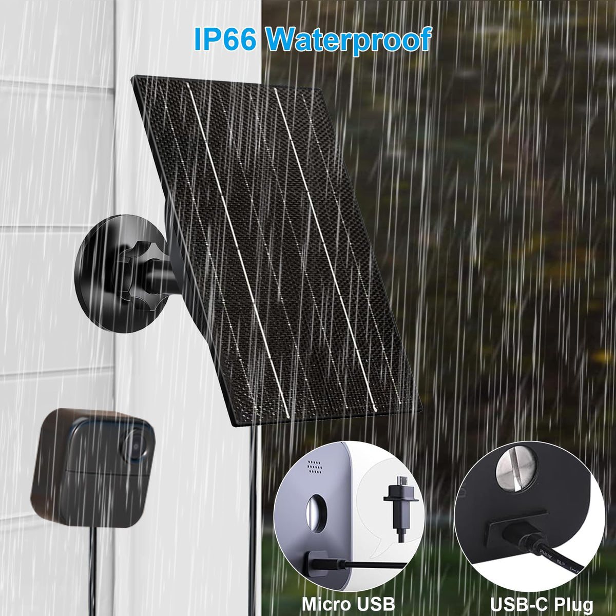 VUEBEE 360-degree mounting enables precise sun-facing angle.