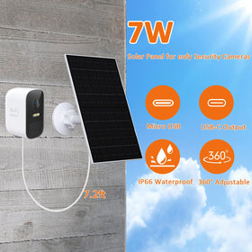 VueBee 360° adjustable mount allows perfect sun positioning for EufyCam