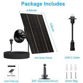 VUEBEE all-in-one kit includes panel, adapters, mount, and screws.