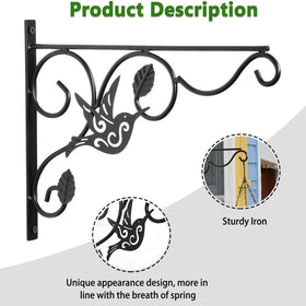 Vumdua bird feeder hanger hook shows reliable support with simple mounting.