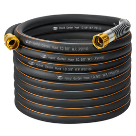 VUNDARA high-flow garden hose 50ft delivering faster watering for lawns and gardens.