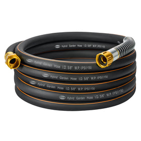 VUNDARA high flow hose with 25 ft reach for faster watering.
