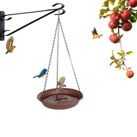 VUWEZ balcony-friendly birdbath setup suited for small outdoor spaces
