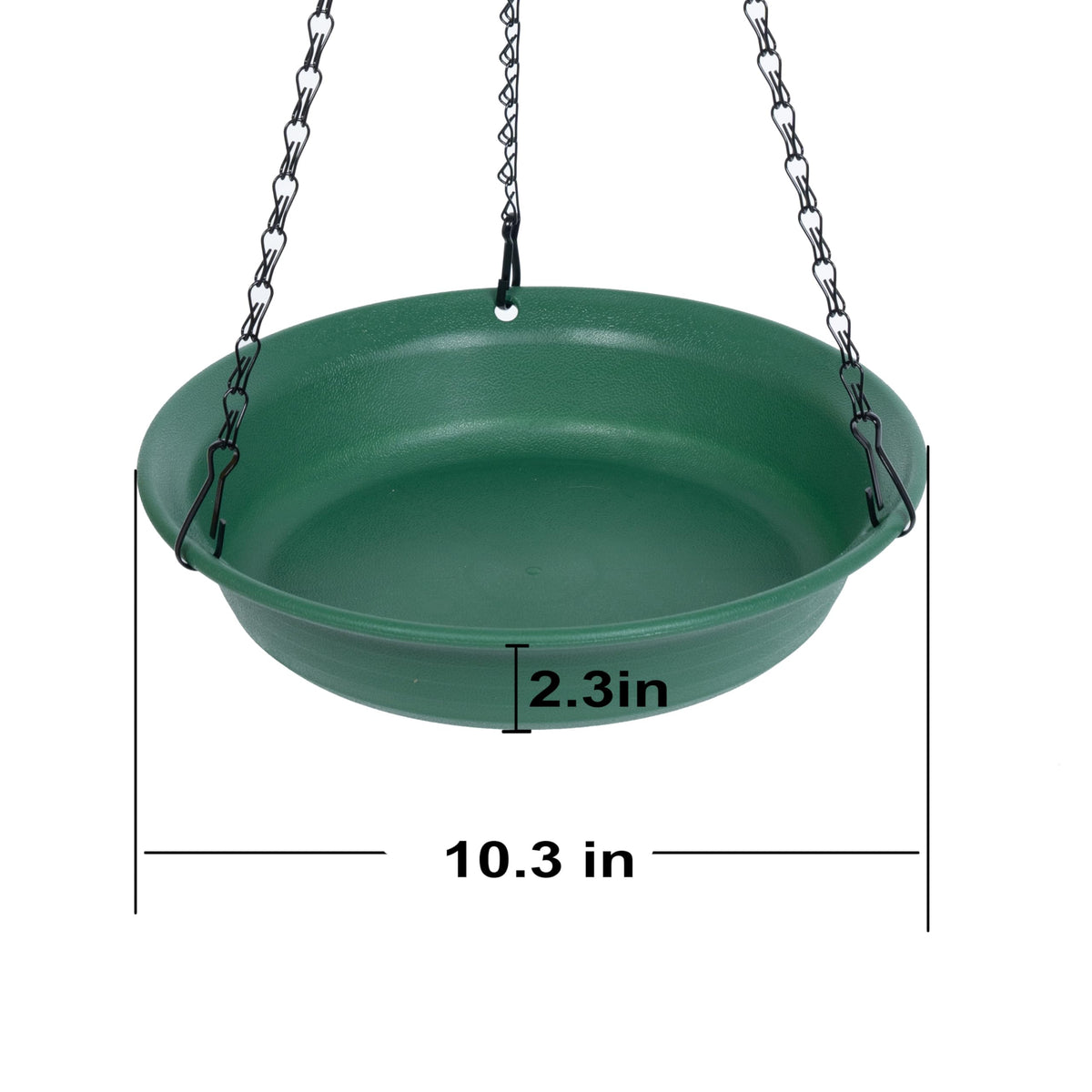VUWEZ feeder-tray-10inch-closeup shows sturdy PP construction in action.