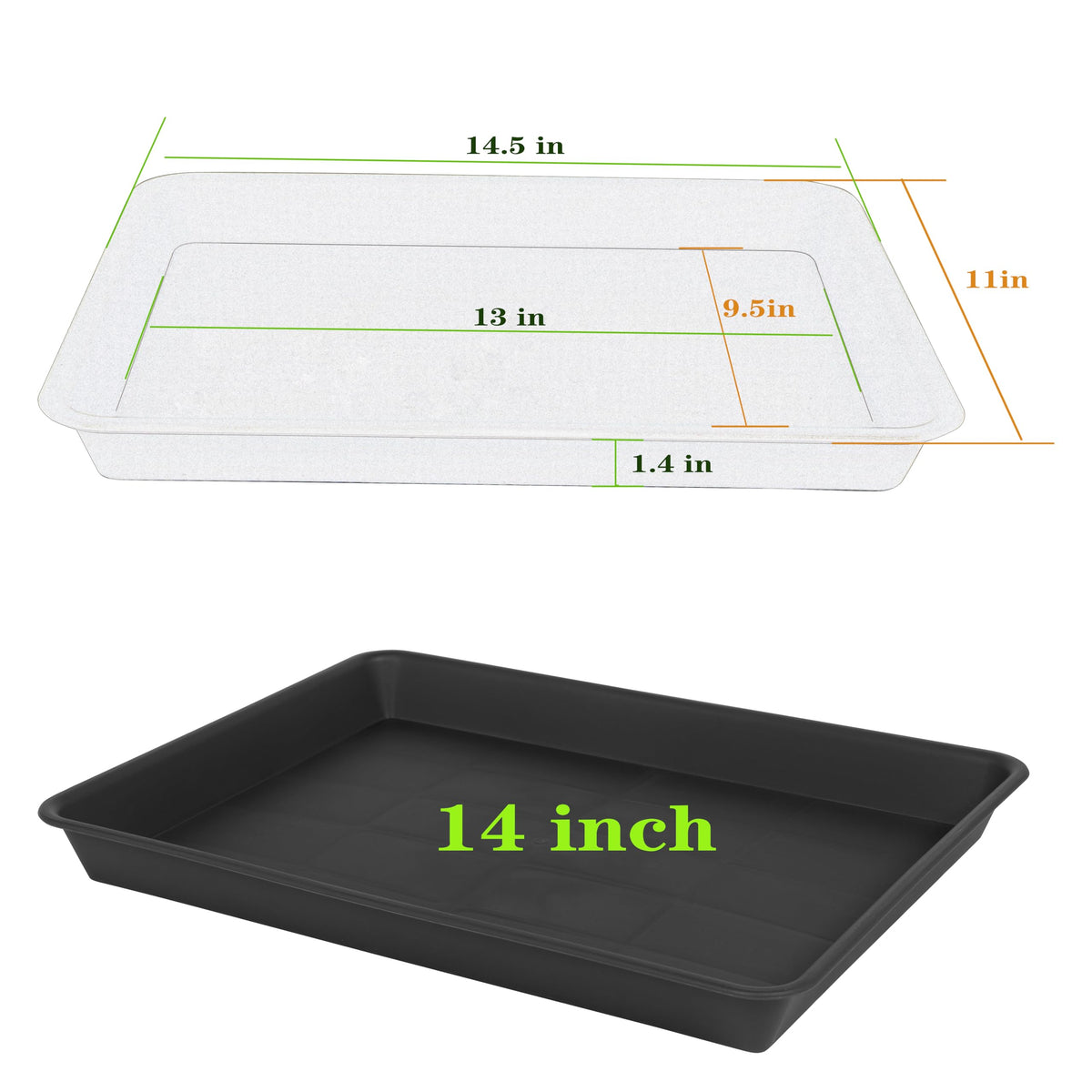 VUWEZ heavy-duty PP material provides durable seedling protection and long-lasting use.