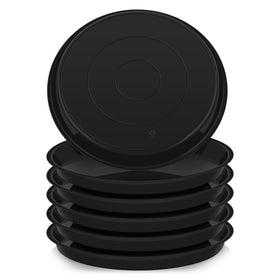 VUWEZ plant saucer 10-inch top view shows round, sturdy tray to protect floors from water.