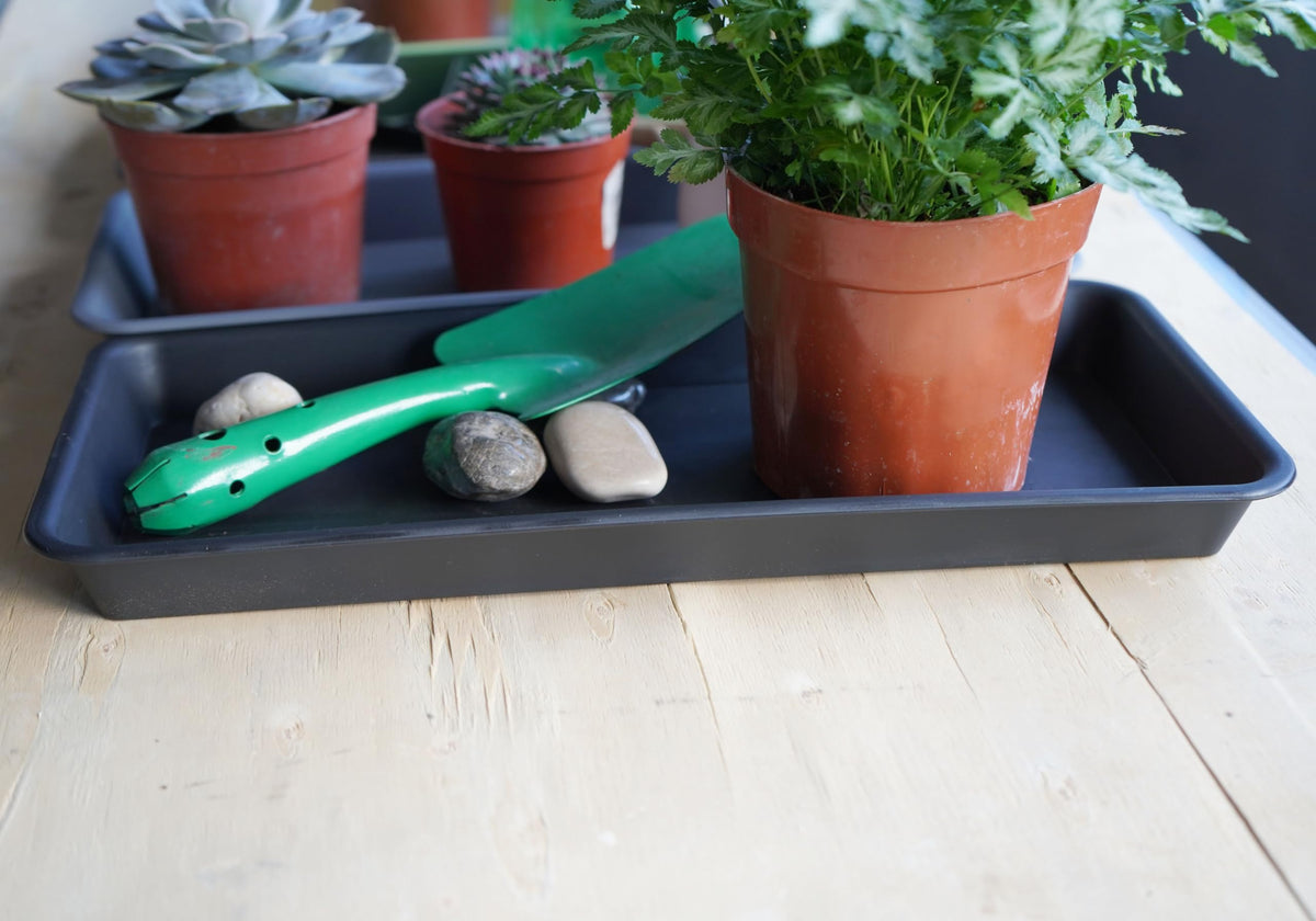 VUWEZ windowsill rectangular tray fits narrow spaces for plants