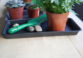 VUWEZ windowsill rectangular tray fits narrow spaces for plants
