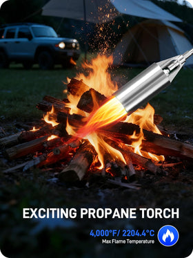 VVKPEYIN multi-use flamethrower for snow, ice, barbecue, and paint removal