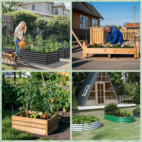 VVOKGO Garden Stakes in bundles for efficient planting and outdoor setups