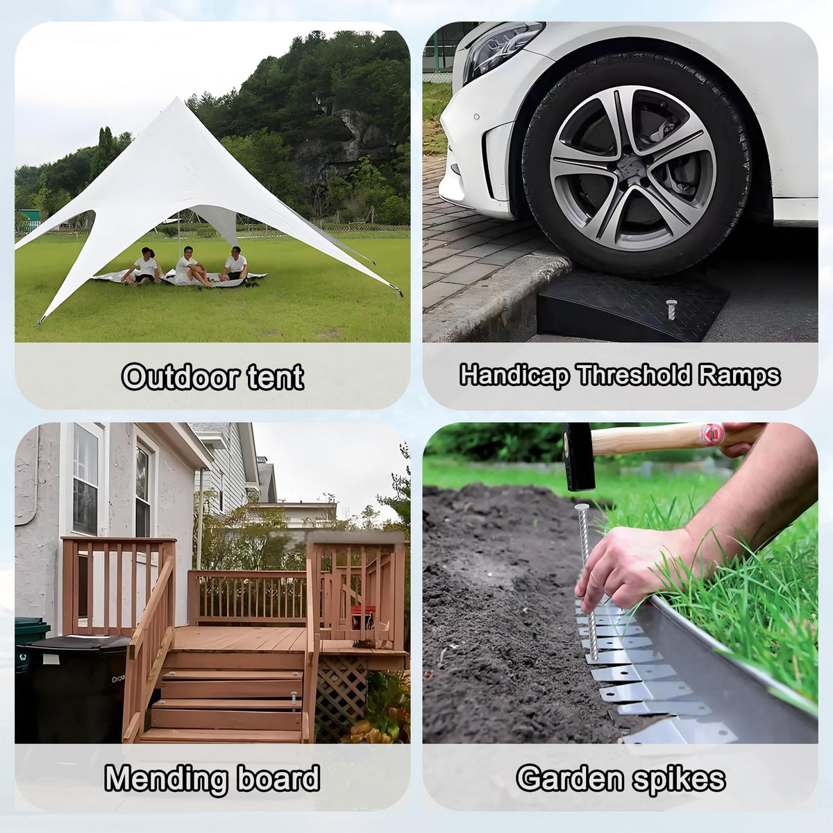 VVOKGO tarp and cord cover anchors keep covers in place.