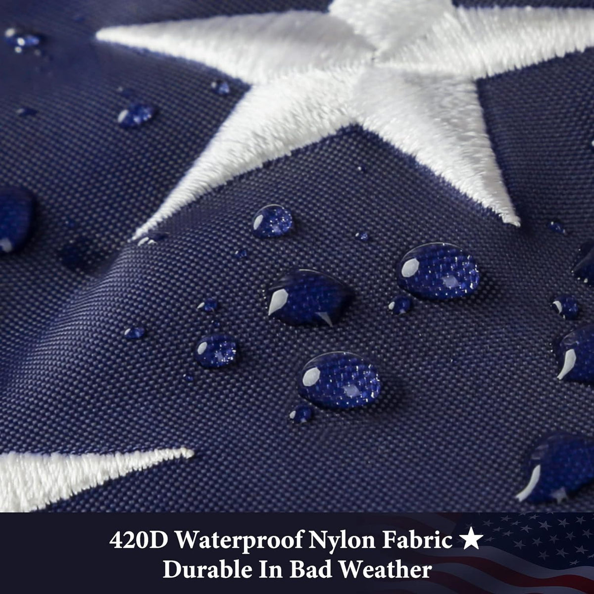 VYBDS 4x6 outdoor flag is waterproof and UV-resistant, drying quickly.