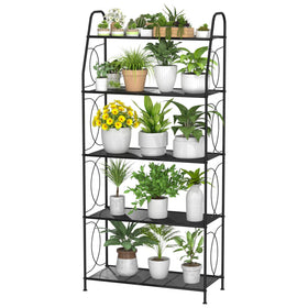 VyGrow 5-tier plant stand indoors-outdoors; spacious shelves for multiple plants.