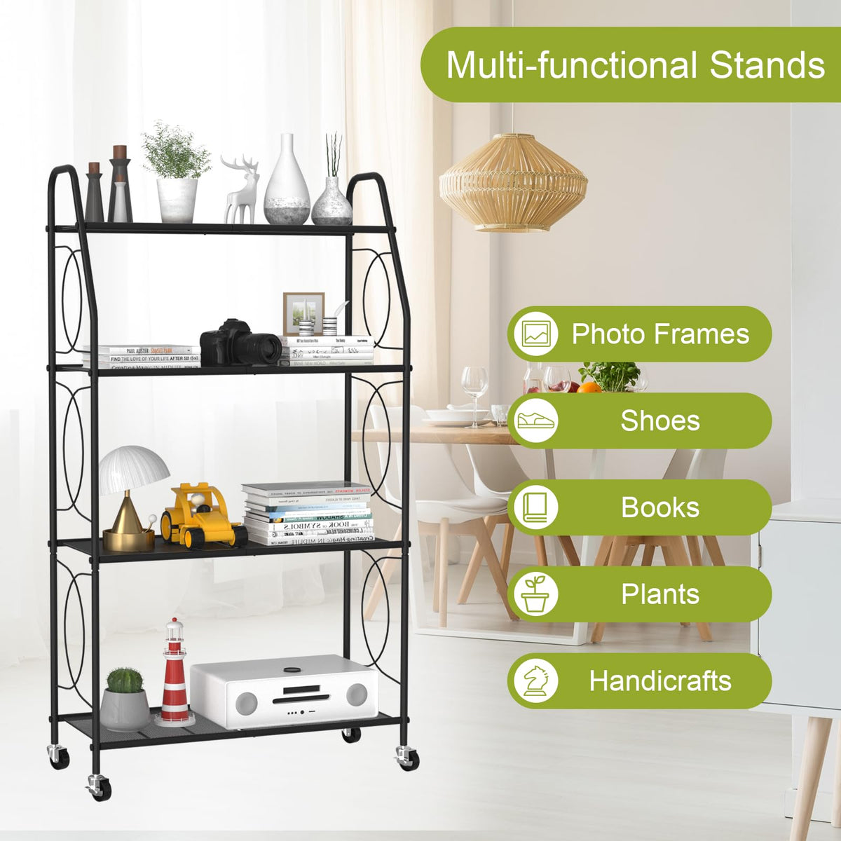 VyGrow heavy-duty metal rack close-up illustrating robust support and finish