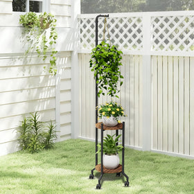 VyGrow compact base 11 inches wide saves floor space