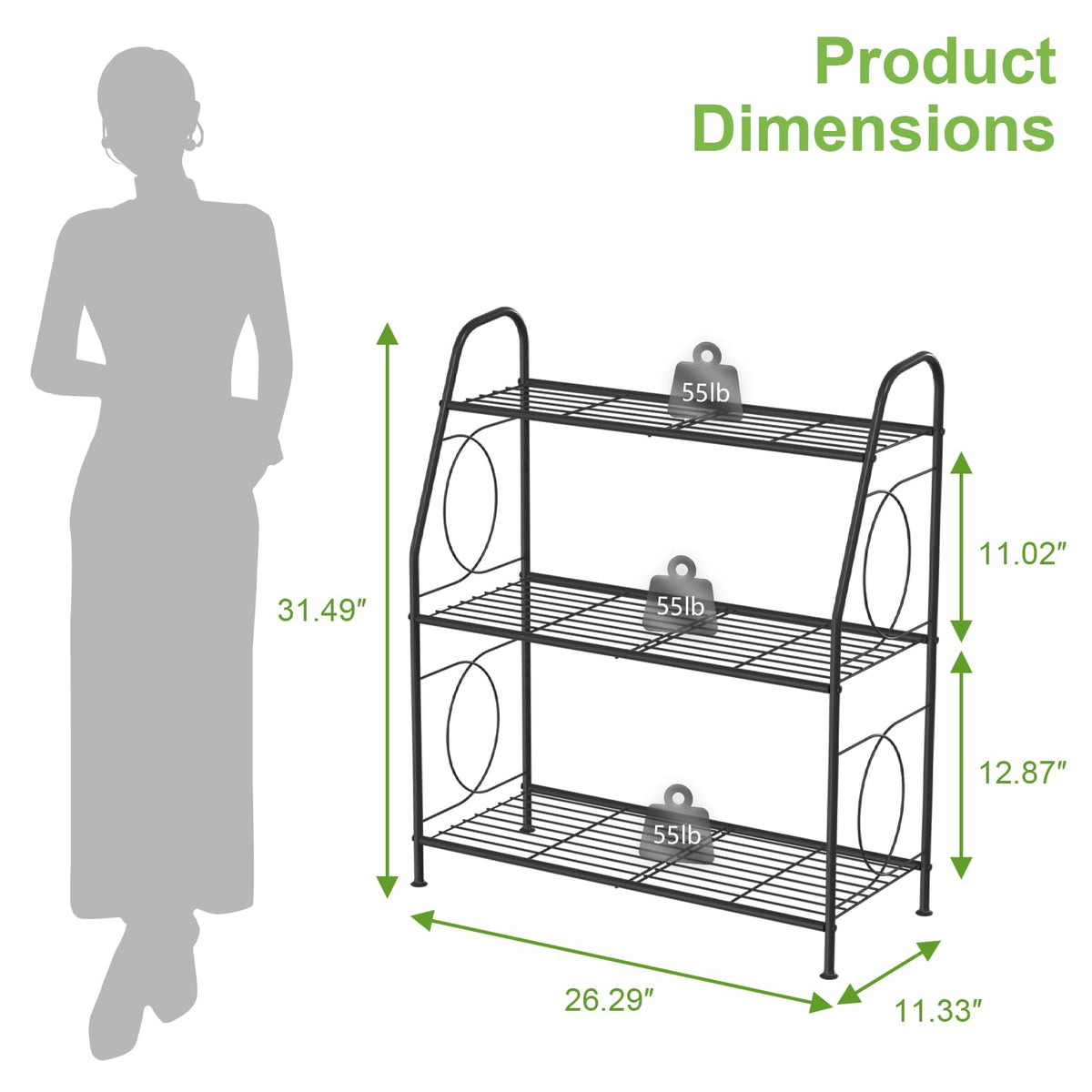 VyGrow plant stand ideal for indoor and outdoor use in any space.