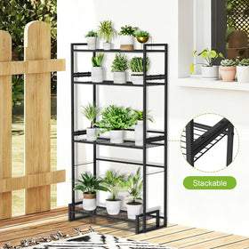VyGrow plant stand indoors and outdoors in use for versatile display