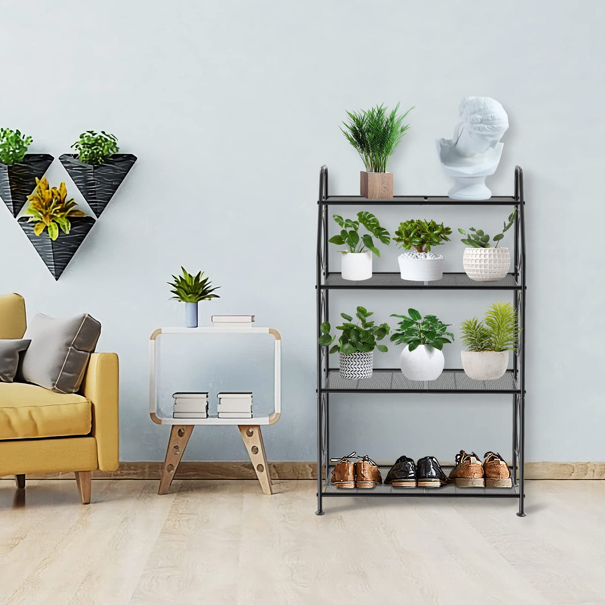 VyGrow living room decor elevates space with versatile plant display