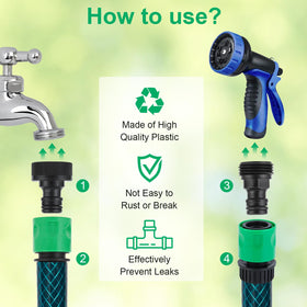 VYH 3/4-inch GHT male connector provides secure, reliable hose connection