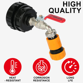 VYH nickel-plated brass valves provide durable shutoff control.