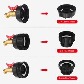 VYH thread sealing tape included for secure installations