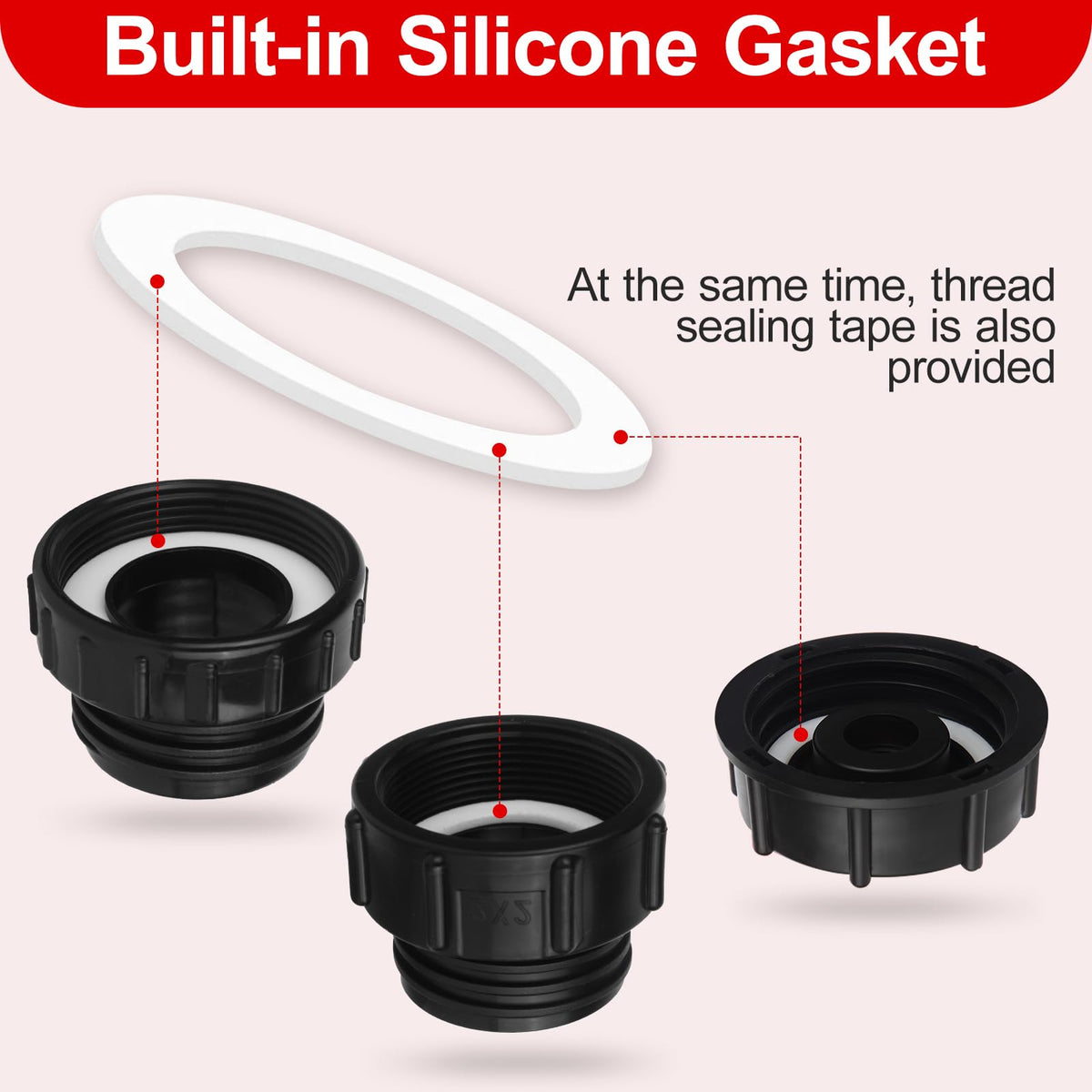 VYH tote adapter with 2-inch coarse thread for broad compatibility