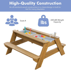 Vyomama faucet feature for water access during playtime