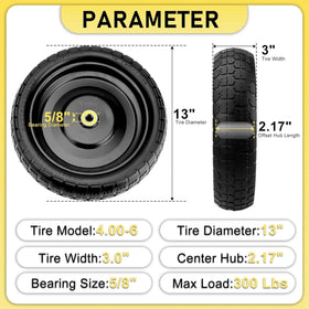 Vypart 5/8 bearing hub close-up shows durable load support