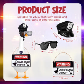 Vzuito police cap goose for a playful porch look.