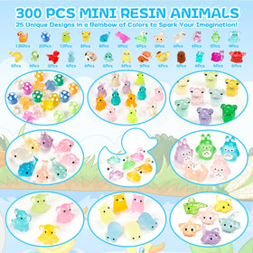 VZZNN owl figurines glow in the dark for terrariums and bonsai.