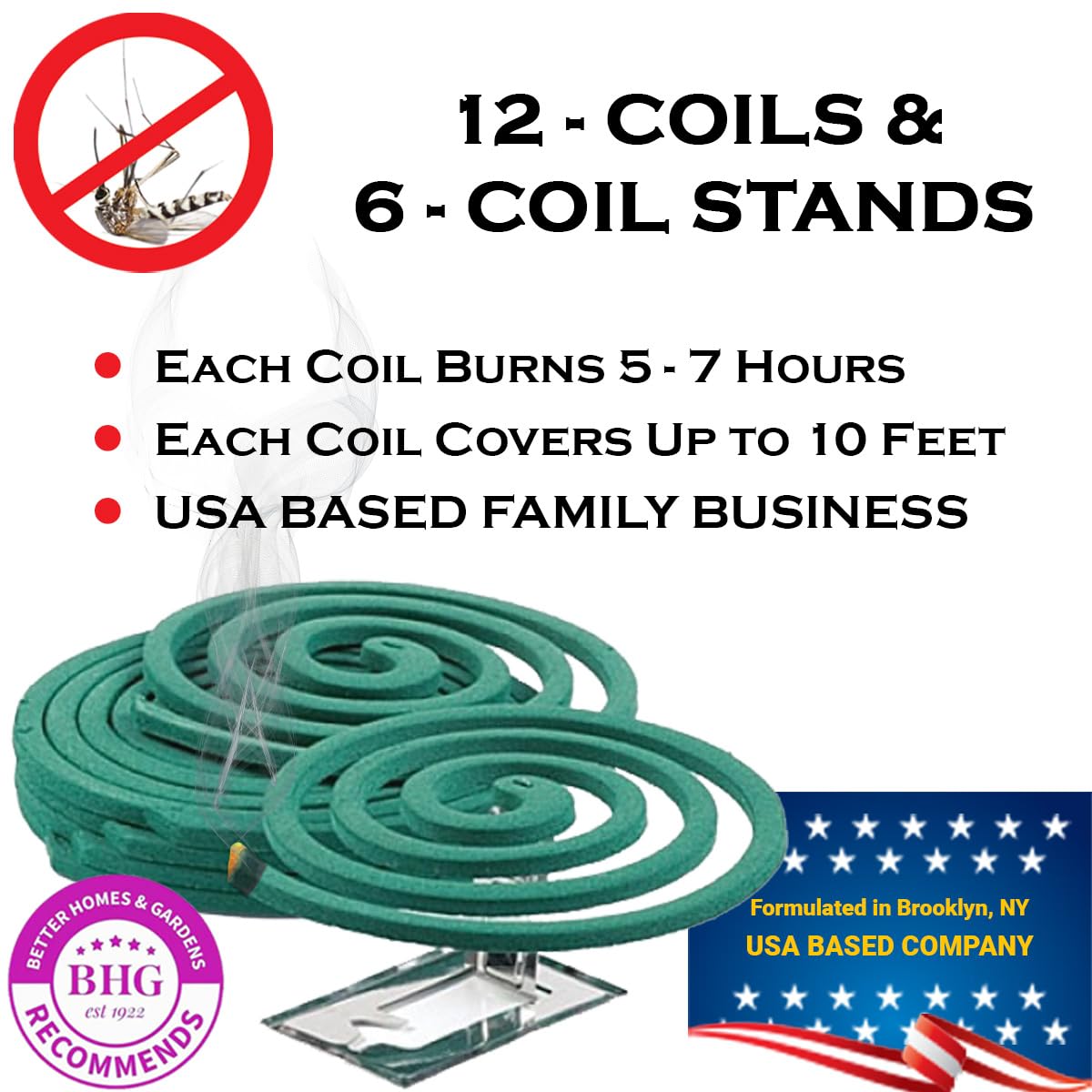 W4W coil stands in a six-pack setup for stable outdoor placement