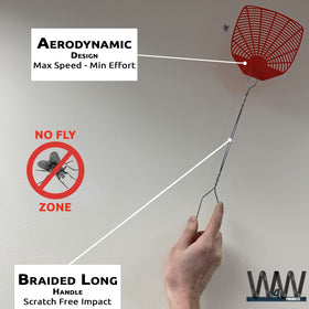W4W pack of six swatters for versatile indoor outdoor pest control