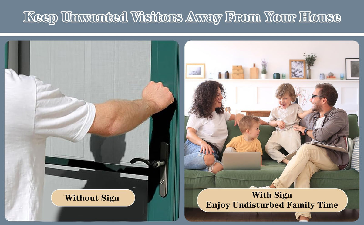 Waahome weather-resistant sign suitable for indoor and outdoor decor