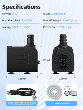 Ultra-quiet Waatoos motor keeps rooms peaceful during use