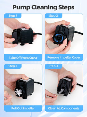 Silicone tubing included with Waatoos pump for flexible connections