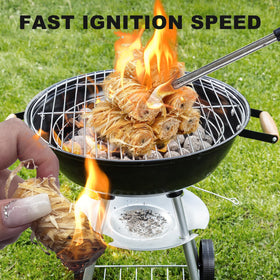 WABUPD indoor-safe fire starter produces minimal smoke for cooking