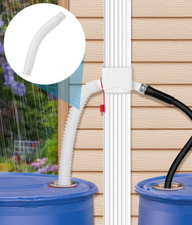 WADEO 1.25-inch-diameter compatibility ensures a secure fit with common rain systems.