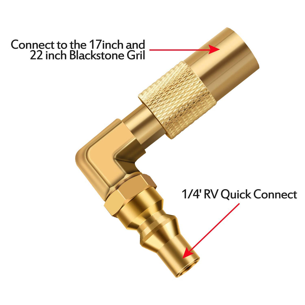 WADEO 22 inch Blackstone griddle connection enables easy RV setup